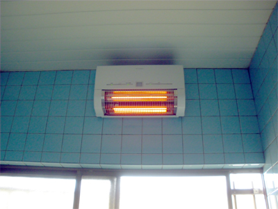 山梨県甲府市で浴室換気乾燥暖房機取付