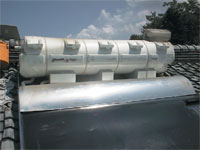太陽熱温水器修理の写真